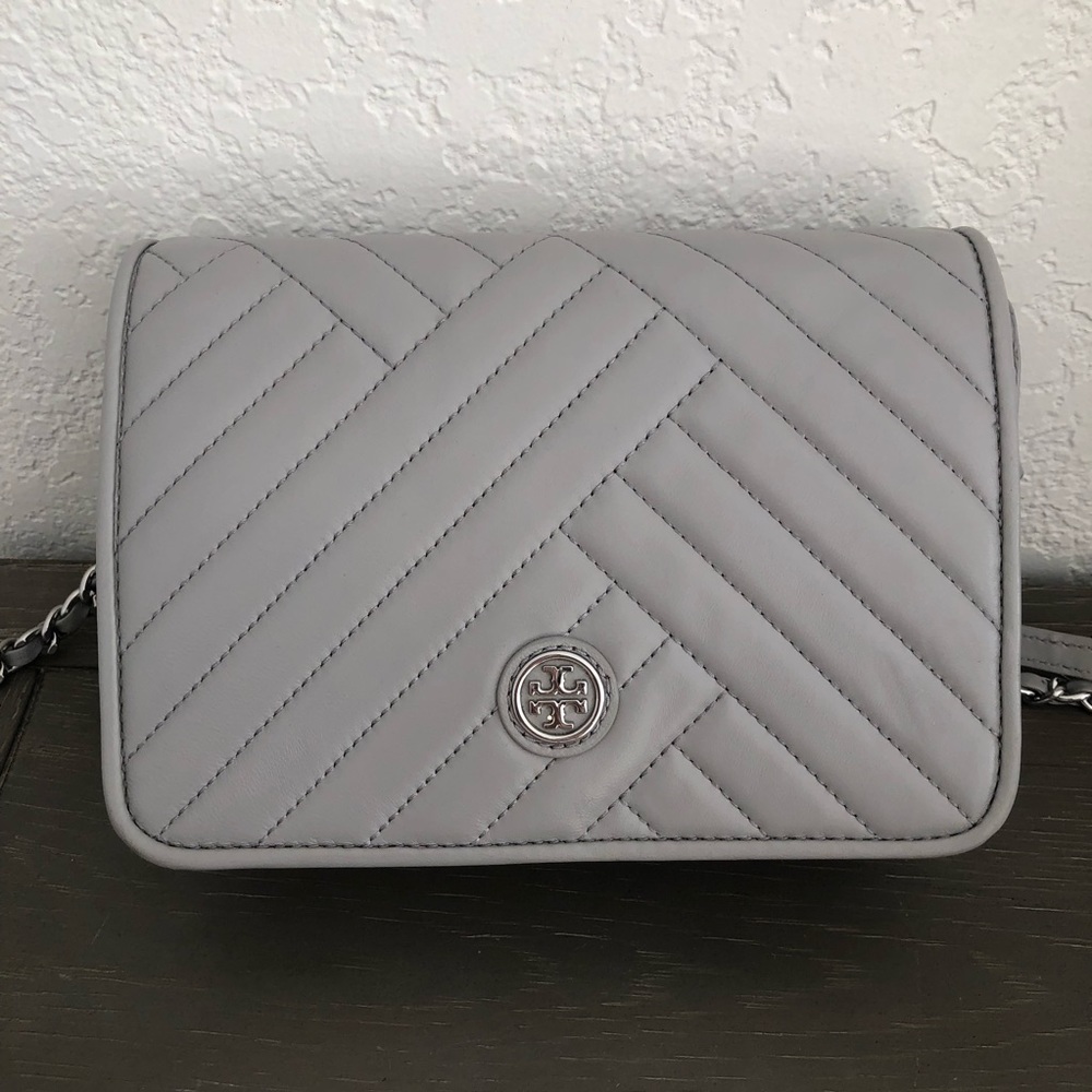 Tory Burch Alexa Combo Concrete Crossbody bag